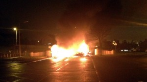 Bus hijacked and set on fire in Co Antrim last Friday night