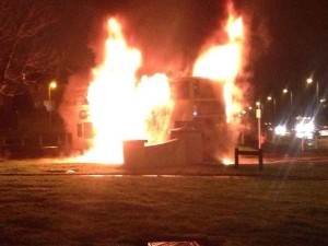 Fresh trouble in east Belfast after petrol bombs thrown into Short Strand