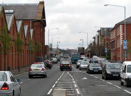 Ormeau the slowest road for traffic in the morning in Belfast