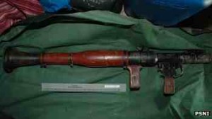 The Russian-made RPG-7 rocket launcher seized in west Belfast