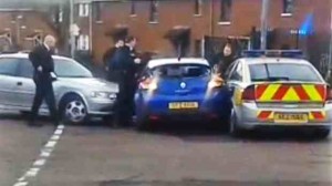 Police stop stolen Renault Megane car in west Belfast