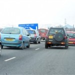 Traffic snarls up in west