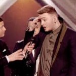 The X Factor 2012 winner James Arthur with host Declan O