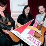 L TO R: Firstsource employees Sharon White, Aoife White and Nate McCartney have been selected to showcase their talent at the ‘Music City!’ festival in Derry~Londonderry on June 21