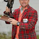 Portrush golfer Graeme McDowell with the RBC Heritage trophy