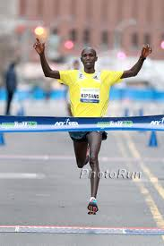 Belfast Marathon winner Joel Kipsang of Kenya