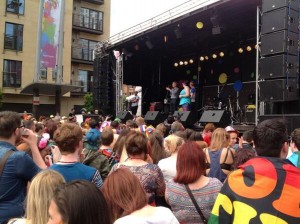 Thousands gather at Custom House Square for Pride Festival 2013