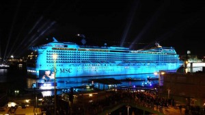 The MSC Magnifca cruise liner arrives in Belfast on Saturday bringing over 2,000 guests to the city for a day