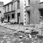 The devastating aftermath from the IRA bomb attack in Claudy, Co Derry