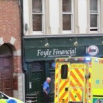 The murder scene in Derry