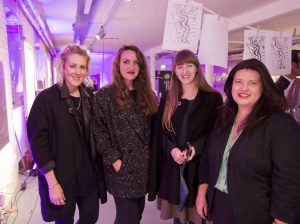 Pictured are Imelda Barnard of Apollo Magazine, Zoe Pilger of the Independent, Jeanette Ward from the Tate and Naomi Waite of NITB.