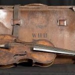 The famous Titanic violin which was sold at auction for £900,000