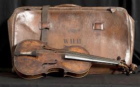 The famous Titanic violin which was sold at auction for £900,000