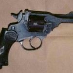 The Webley revolver found by police in Co Tyrone after stopping a car with four dissidents on board