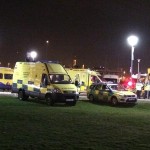 The scene at the Odyssey arena on Thursday night
