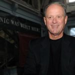 Dr Robert Ballard in the drawing office in Titanic Belfast