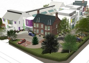 An artist's impression of the new-look NI Hospice in north Belfast