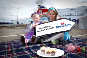 Tilly and Lucy Hunniford from Killinchy get ready to take part in one of the Stena Line Kids Cruises which have re-launched for 2014.  