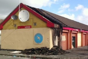 Ladbrokes bookmakers shop gutted in overnight arson fire