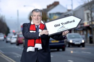 NEW DAWN: Peter McMinn, managing director of Travel Solutions, Northern Ireland’s leading independent specialist tour operator, launches the company’s new range of Manchester United packages 