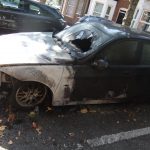 Cars torched