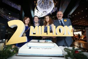 Michael Sweeney became the two millionth person to visit Titanic Belfast