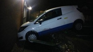 YOU'RE NICKED: Suspected drink driver crashes into police station