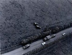 The scene of the murder of John Pat Cunningham in Benburb in June 1984