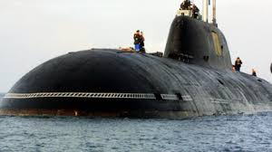 A massive Russian submarine like this may have snagged fishing nets of the Karen trawler