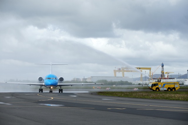 KLM arrives in Belfast