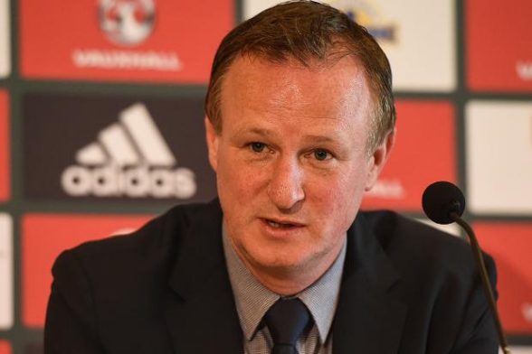 Northern Ireland manager Michael O'Neill makes five changes to his  starting 11 against Ukraine