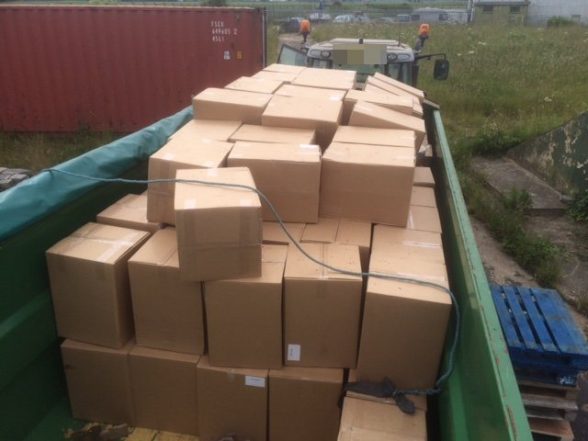 The massive one ton haul of benzocaine seized by the PSNI in England