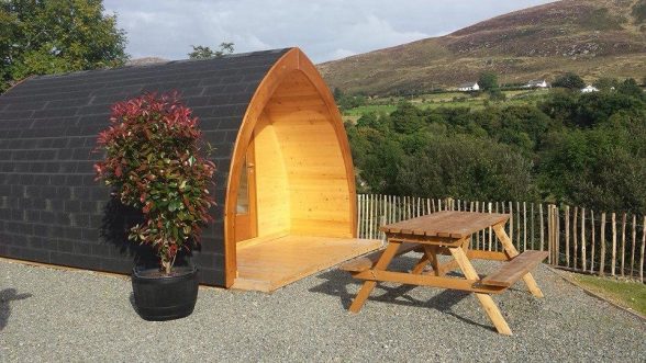 East Coast Adventure Glamping is located in the foothills of the Mourne Mountains, within six miles of the picturesque village of Rostrevor and close the spectacularly beautiful Carlingford Lough. East Coast Adventure also specialise in outdoor activities such as mountain biking, water sports and archery so whether you are looking for a quiet, peaceful retreat or something more adventurous the beautiful setting of the camping pods makes for an ideal break. 