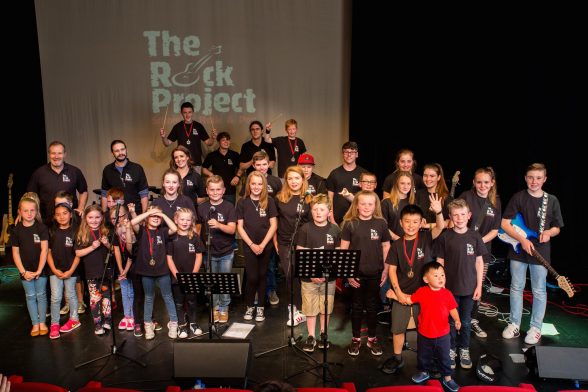 SHOWCASE: The talented youngsters took to the stage in the end-of-year concert.