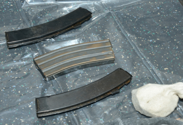 Three magazines were also found in Kelly's holdall, two of which fitted the sub machinegun
