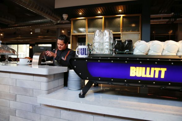 The Espresso bar at the Bullitt Hotel in Belfast