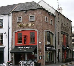 McHugh's bar and restaurant has now been put for sale by the administrators KPMG