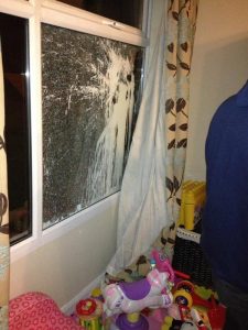 The home of Alliance councillor couple targeted in a loyalist paint bomb attack