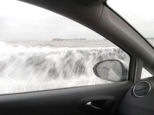 Waves batter Donaghadee, Co Down