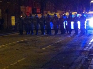 Police take back control of Newtownards Road