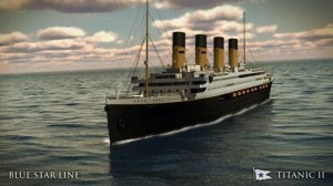 An artist's impression of the Titanic II which plans to sail by 2016