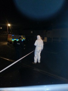 Scene of shooting in Derry'Londonderry on Tuesday night