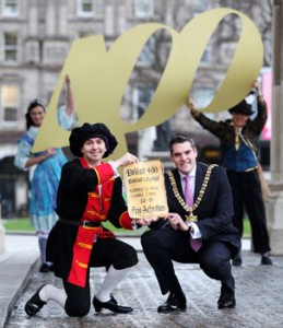 Belfast Lord Mayor Gavin Robinson unveils  events for 400 year Royal Charter celebrations