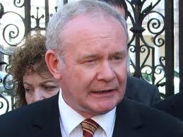 Sinn Fein chief Martin McGuinness 