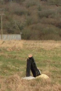 The lethal mortar bomb and launcher found on Friday morning in west Belfast