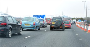 Traffic snarlsup in west 'Belfast during security alert at Broadway