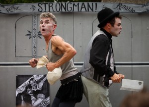 Bash Street Theatre will perform The Strongman at Belfast's Festival of Fools