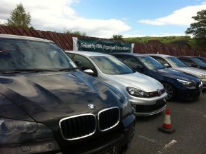 A BMW among seven cars seized during £350k drugs bust in Co Down on Tuesday