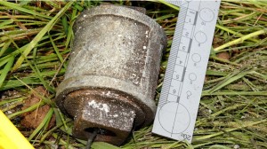 One of the lethal grenades seized by police in Co Tyrone last year