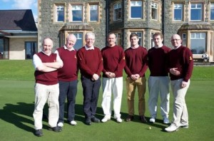 The winning Malone Golf Club Holt Shield team